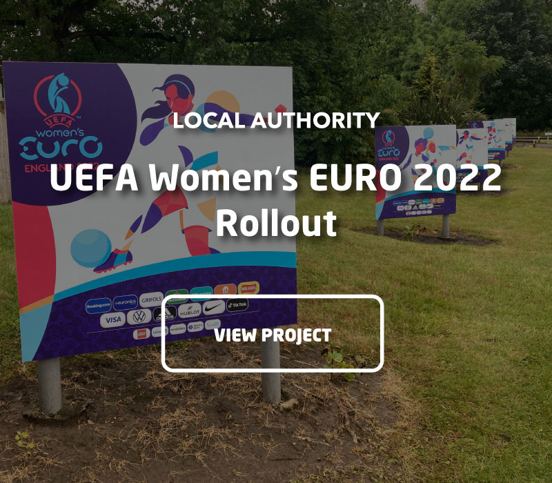 UEFA Womens EURO 2022 Rollout | Impression Ltd, Bolton